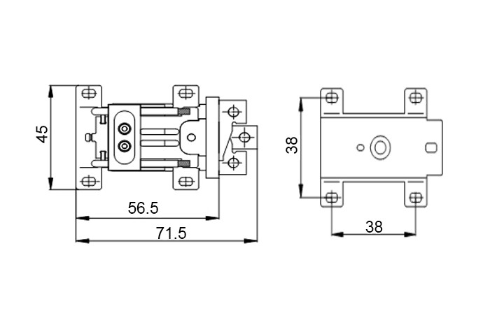 1A1B1C 40A High Power Relays Start Relay For Mechanical Characteristic Tester