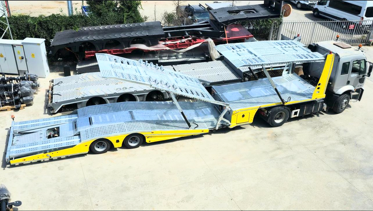 CIMC New Design Car Carrier Trailer Efficient Truck Trailers for Transporting Cars For Middle East, America and Africa