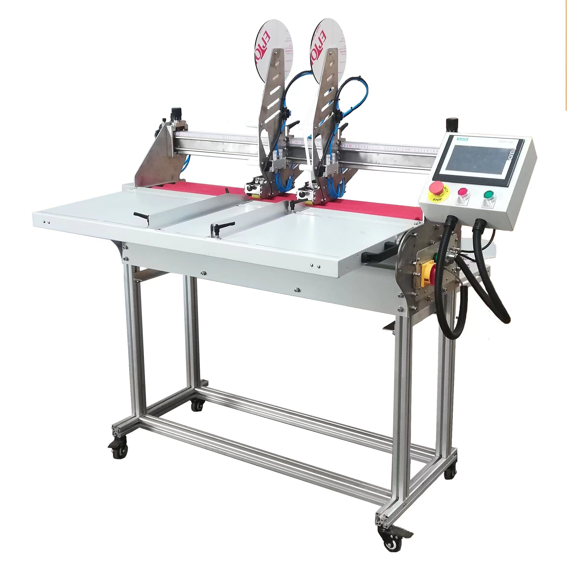 Efficiently Apply Tape To Paper And Other Materials With TMS 1000 Semi-Automatic Double Sided Tape Applicator For Packaging