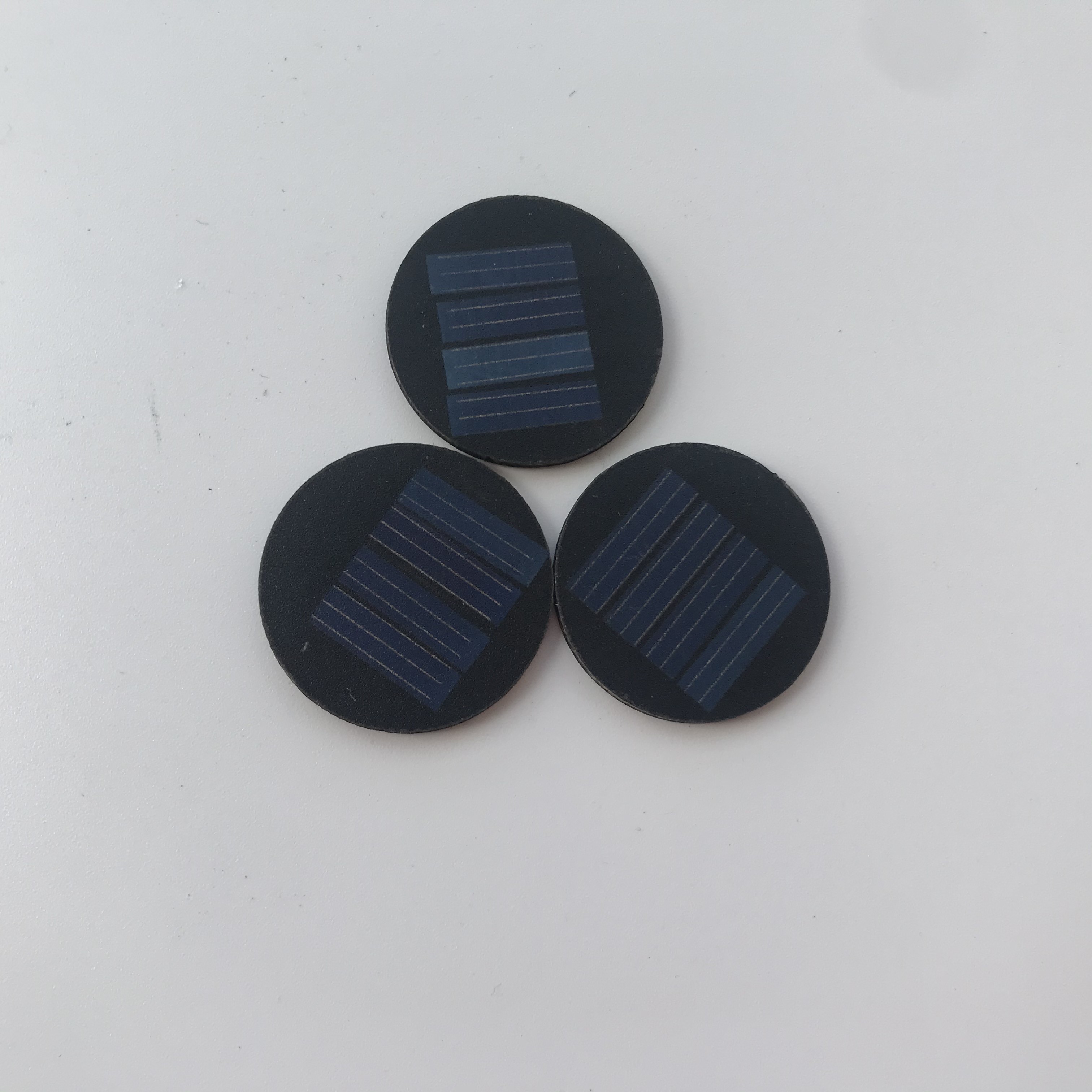 Small 28mm Round Solar Panels Polysilicon Solar cell Solar system solar garden light high power