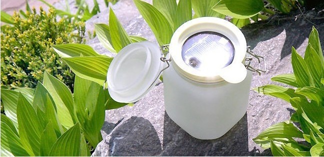 solar light jar, sunjar, night light,color light,