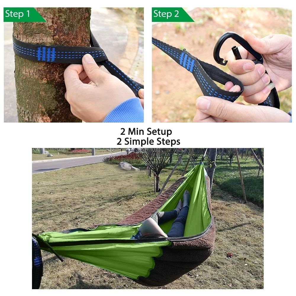 Parachute Nylon Portable Camping Hammock