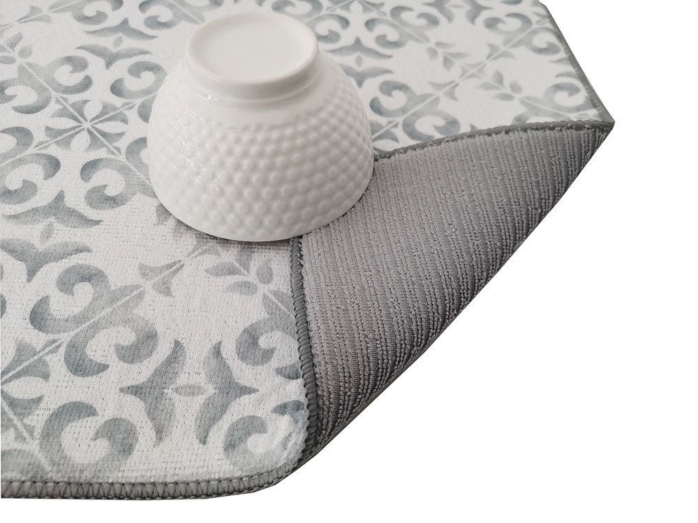 Microfiber Kitchen Mat Counter Drying Mat All Polyester