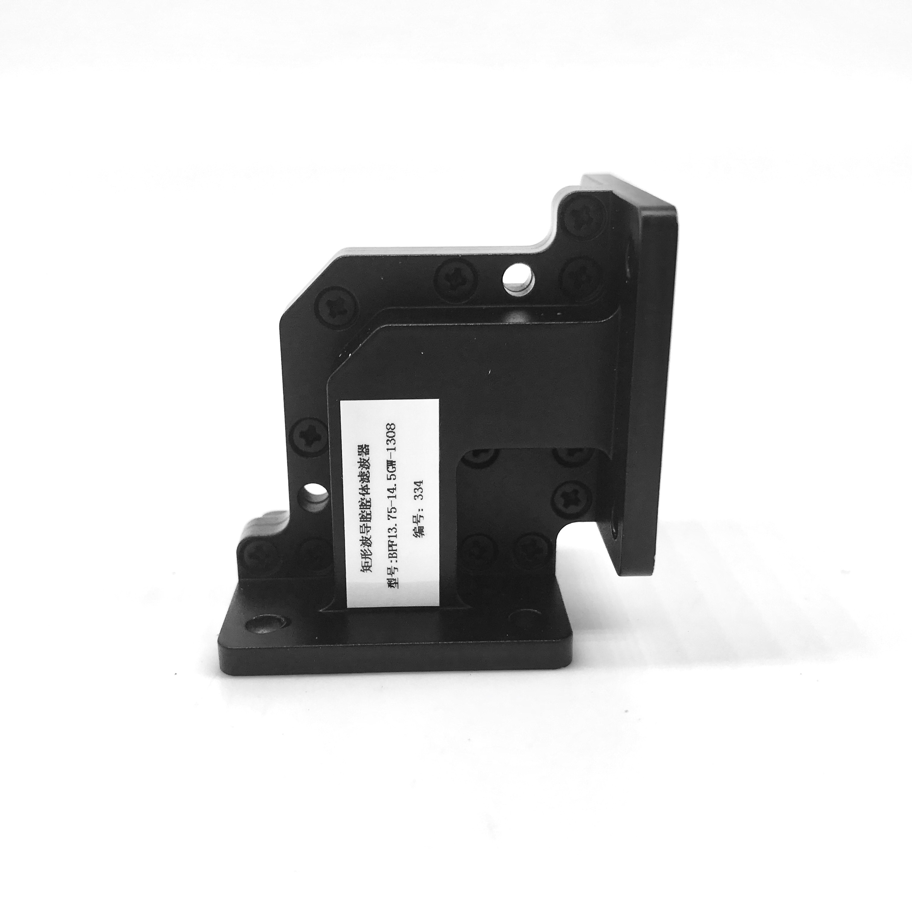 Black 13.75-14.5ghz Rf Waveguide Filter Low Insertion Loss Iso 9001 Approval