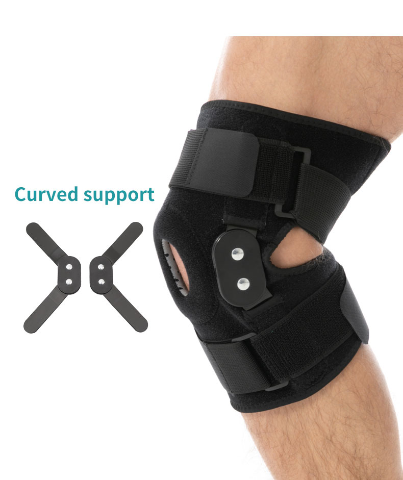 Knee Support Hinged Knee Braces For Meniscus Tear With Side Stabilizers
