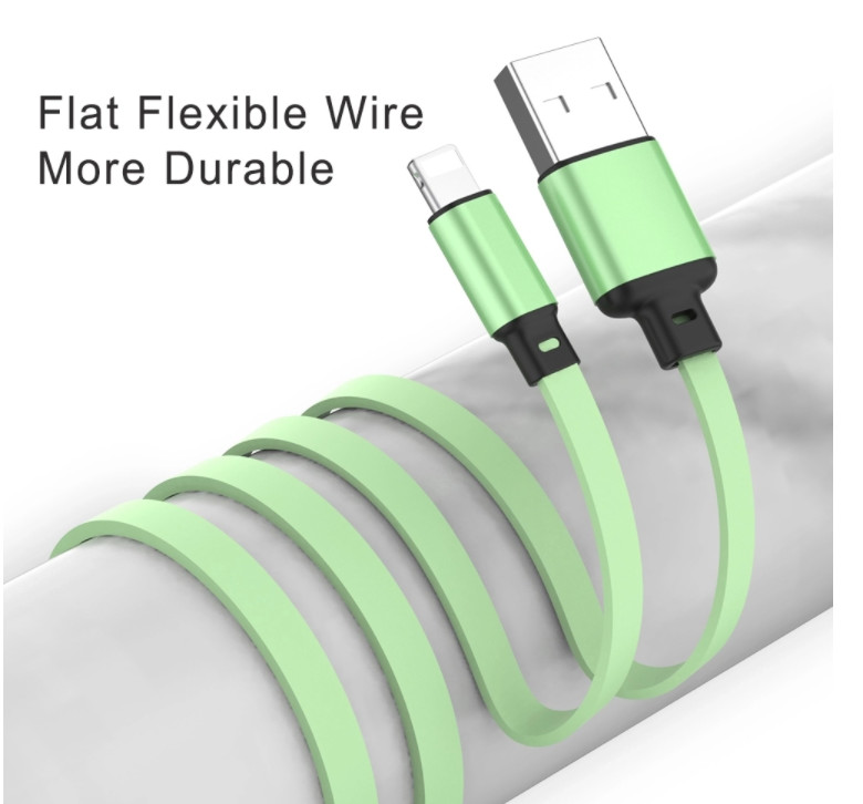 Multi Retractable Fast Charger Cord 1.2m Liquid Silicone Multiple Charging Cable