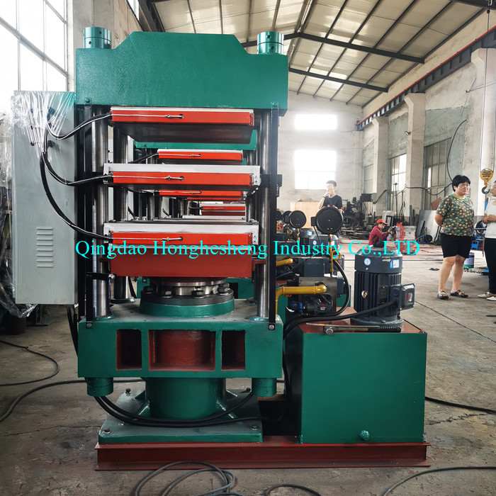 Multi Layer Automatic Vulcanizing Machine With Push And Pull Die