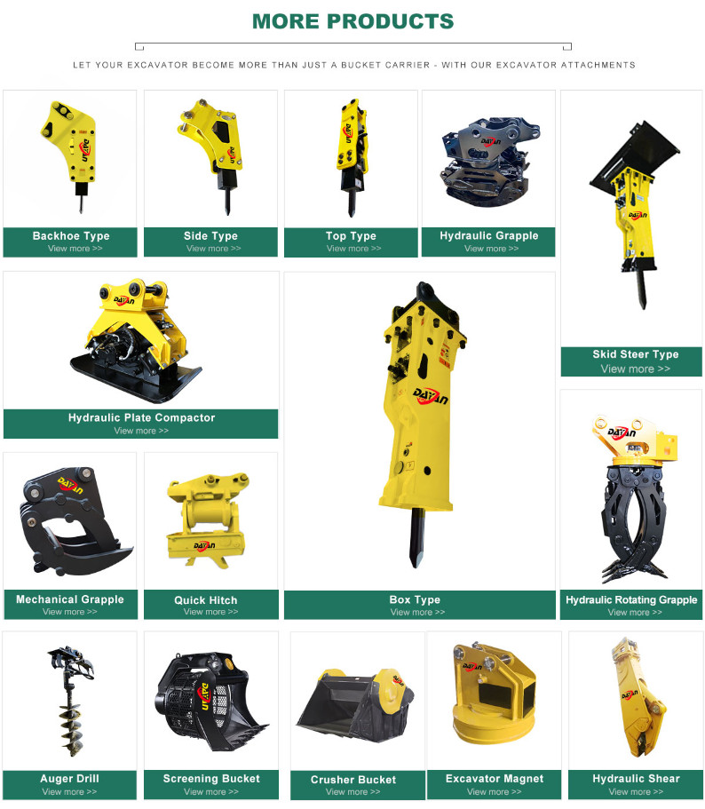 120kg Mini Excavator Ripper Attachment Rock For Excavator 15 TON