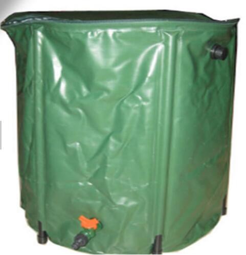 Industrial Fabric Tarpaulin Water Tank Soft PVC Foldable Rain Water Container Water Holding Tank