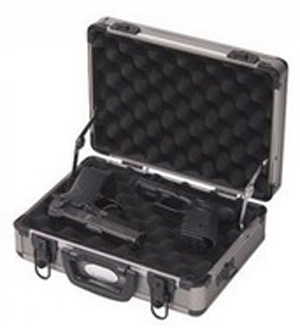 Hard Shell Rifle Case , Aluminium Rifle Case With Sponge And Safe Locks