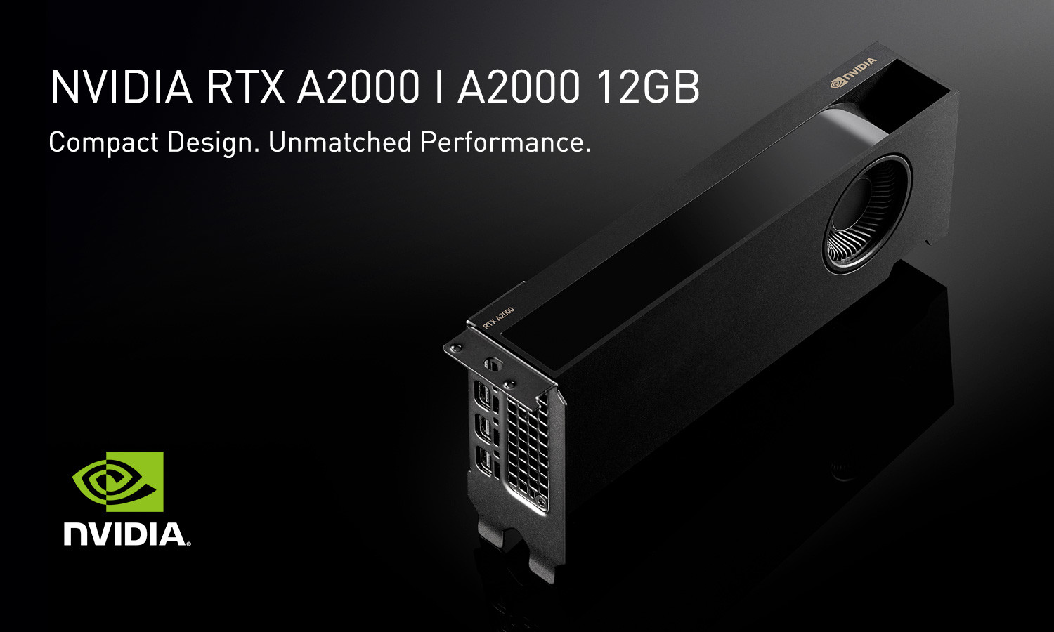 PCI Express 4.0 3328 Cuda RTX A2000 GPU 6G Desktop Graphics Card