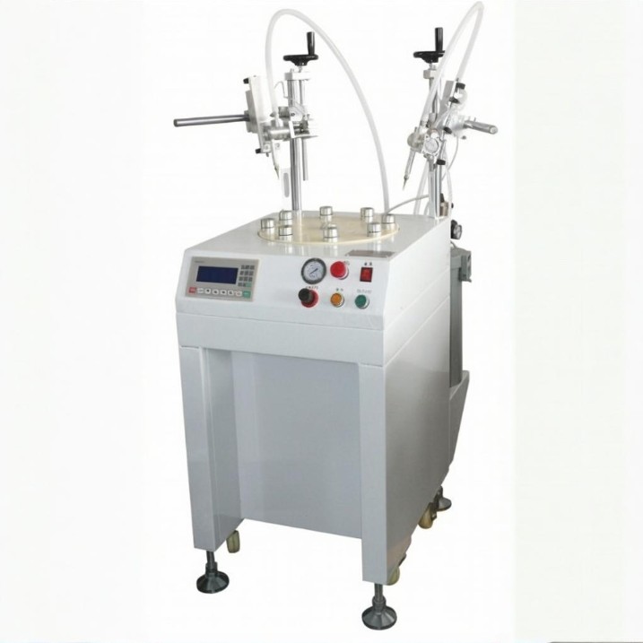 Two Heads Glue Dispensing Machine 220V Auto Dispenser Machine For Led Bulb Production
