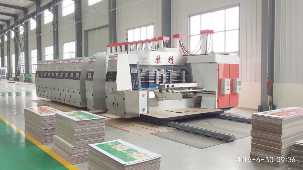 Automatic Corrugated Box Equipment , High Precision Box Printer Machine