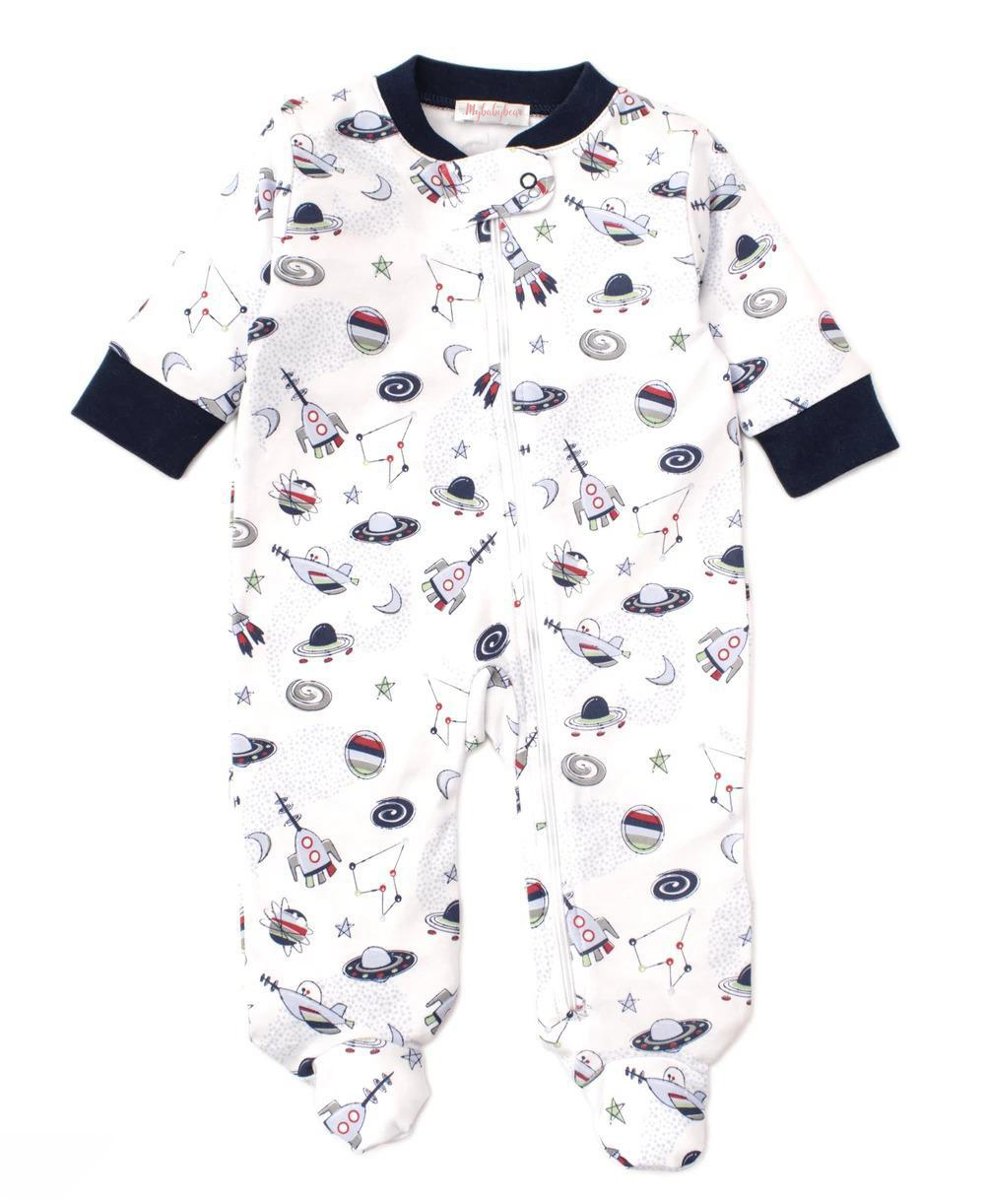 Wholesale Custom High Quality Unisex Double Zipper Bamboo Cotton Baby Romper