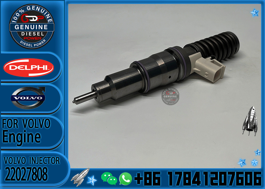 85013611 Common Rail Fuel Injector 22027808 21092434 Md13 Mp8 D13 Engine Parts EX631079