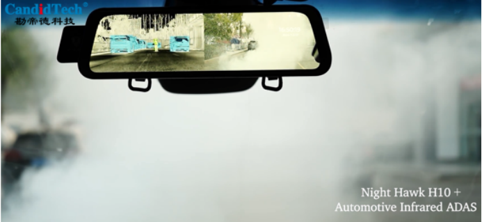 1080P 2MP Automotive Infrared ADAS Collision Avoidence Streaming Rearview Mirror