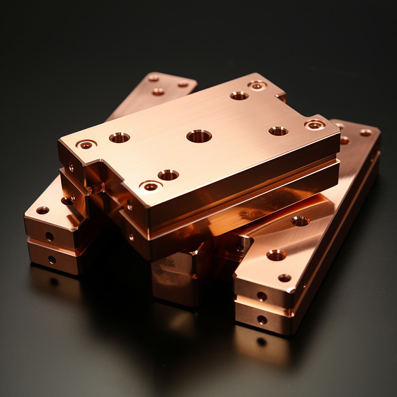 High Precision CNC Lathe Part CNC Milling Parts CNC Machining Copper Parts