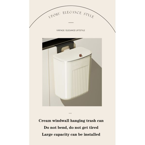 Household Large Capacity Wall-mounted Joint Does Not Occupy Space Kitchen Wall Hanging Trash Can