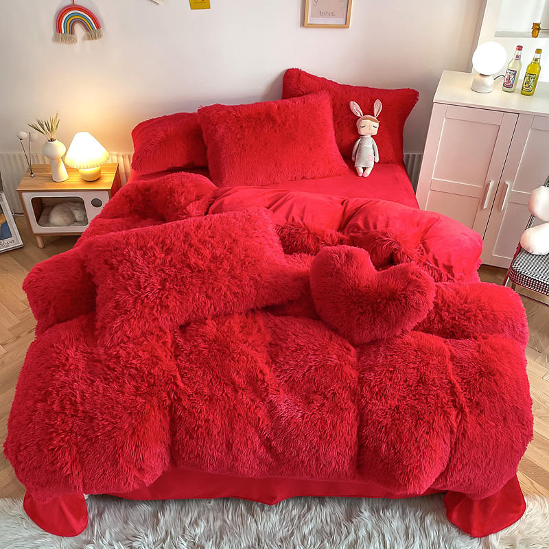 Modern Pink Princess Duvet Cover Sets for Autumn Winter Custom Christmas Gifts Stores