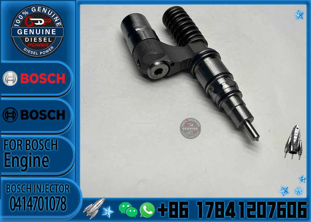 Diesel Engine Fuel Injector 0414701039 Common Rail Injector 0414701063 Auto Parts 0414701078