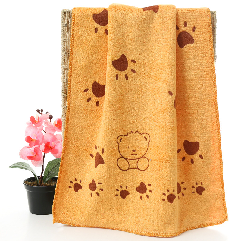Thickened Microfiber Face Towel Featuring Adorable Rabbit Head Design for Soft Touch