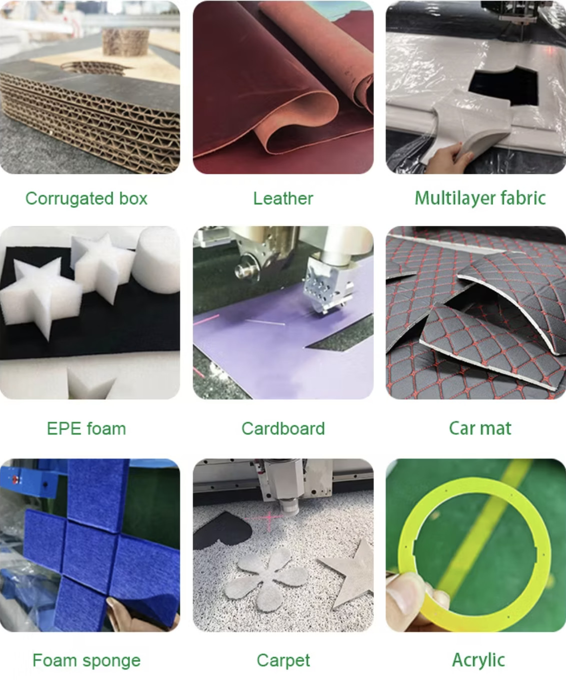 50Hz Leather CNC Cutting Machine Customized Cutting Knife Machine For Mineral Wool Insulation Panel