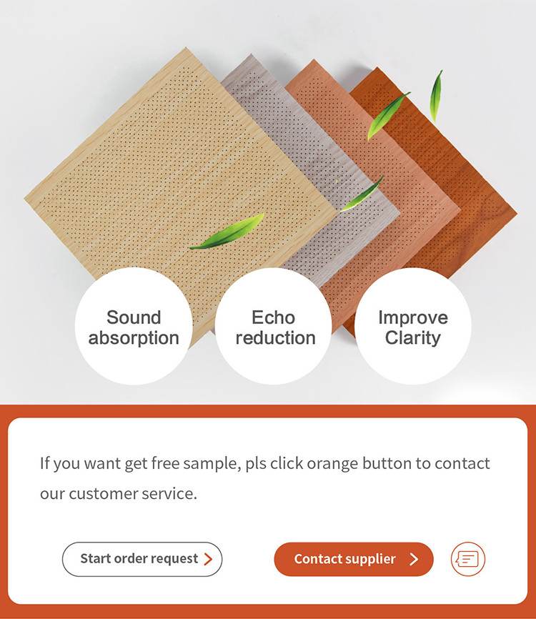 15mm 18mm Super Micro Perforated Acoustic Panels Interior Soundproofing Decor