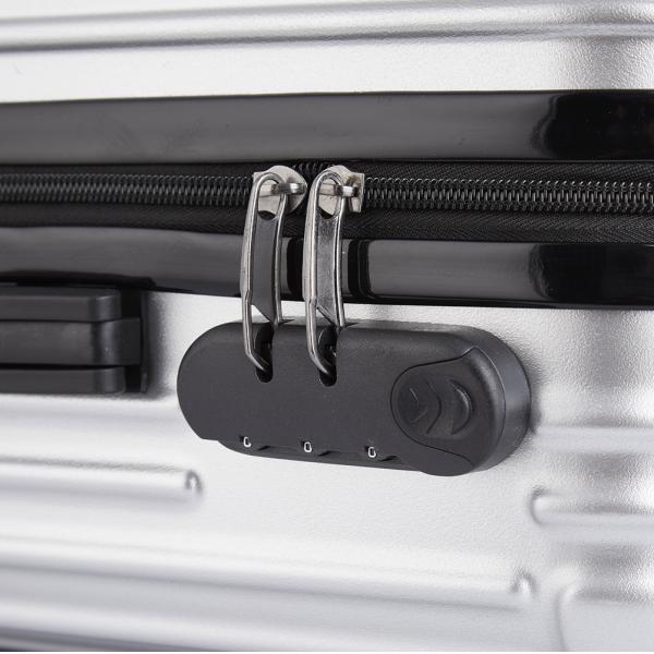 Business Style Lightweight Waterproof PC ABS Trolley Hard Case Zipper Password Lock TSA Spinner Travel Suitcase Luggage Bag