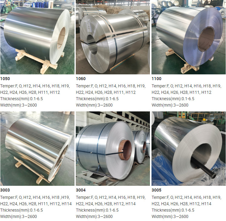 350mm Thickness AA1100 Aluminum Sheet Coil Coated Surface