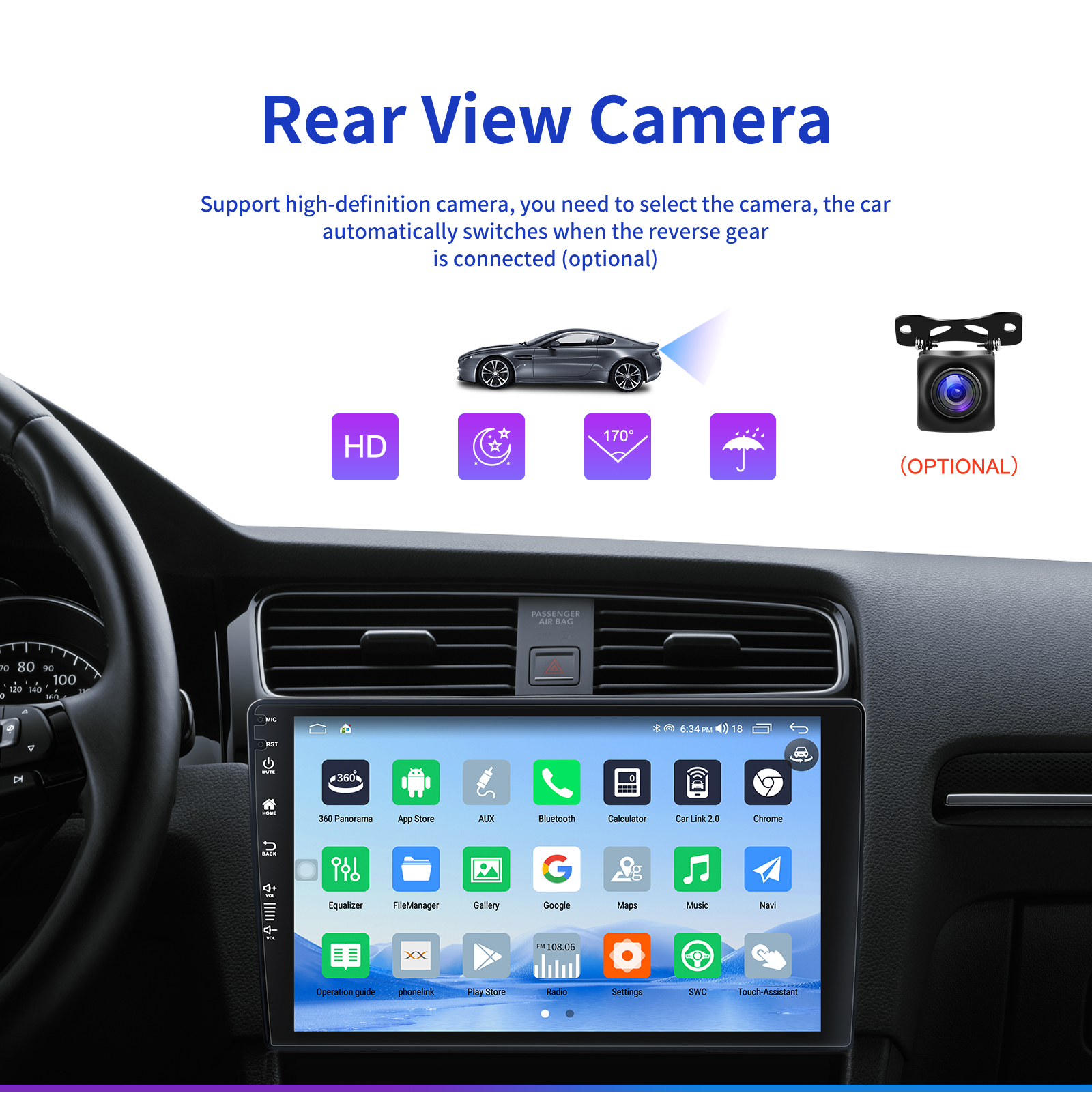 9 inch Android Carplay Multimedia Stereo For NISSAN Patrol GPS Navigation Support DVR