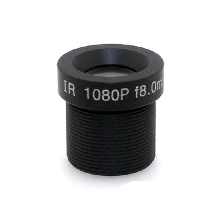 1080P HD MTV Fixed 8mm lens 38.5 Degrees 1/2.7" M12 F2.0 Lens For Security AHD / HDCVI / IP Camera