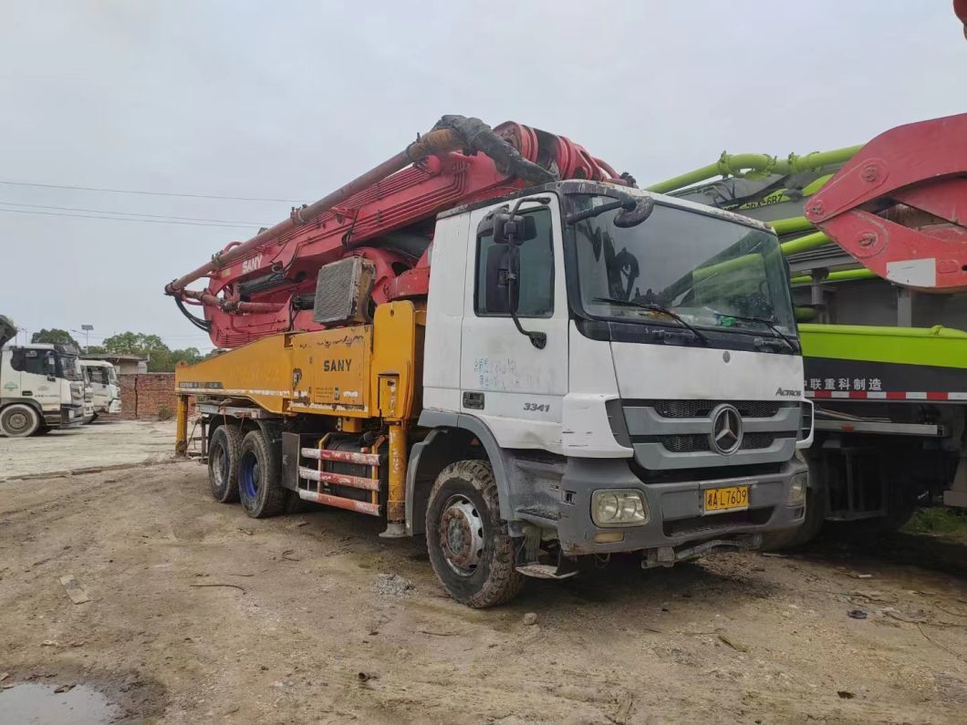 Truck Mounted Pump 25m Concrete Boom Pump Mercedes Benz Used Concrete Pump Truck