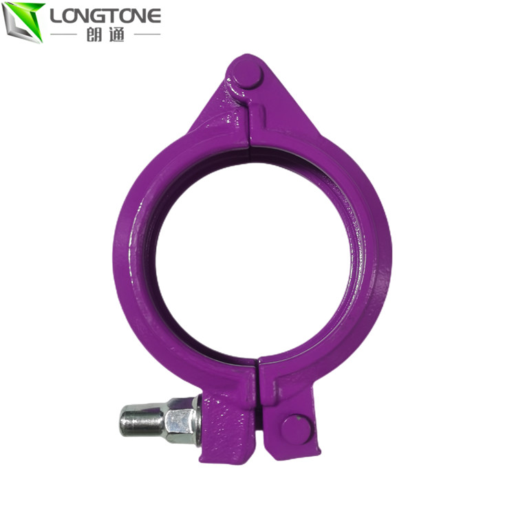 DN125 Concrete Pump Pipe Clamp Forging steel Rubber Hose Clamp