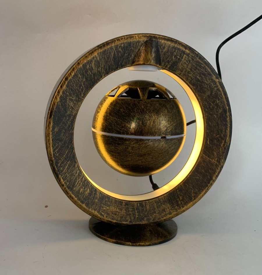magnetic levitation floating bluetooth egg speaker with led light