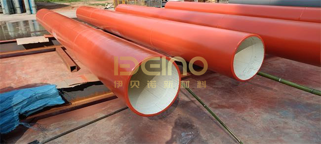 Industrial Ceramic Pipe Lining 500mm Diameter For Abrasive Material Transport In Cement Plants