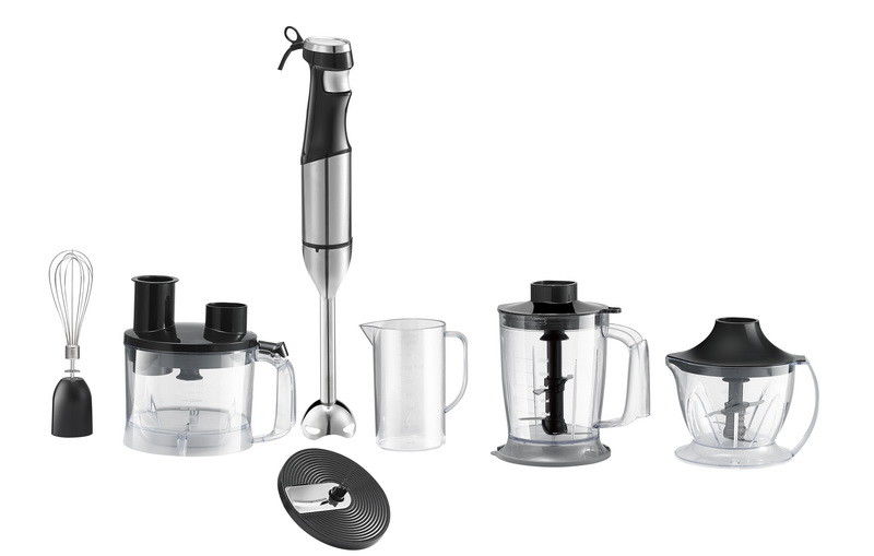 HB111 Stainless Steel Stick Blender With Chooper and Processing Bowl