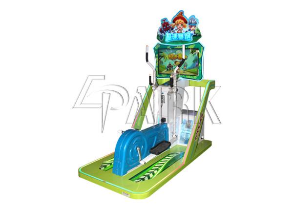 2 Players Coin Operated Arcade Machines , Speed Race Video Arcade Fitness