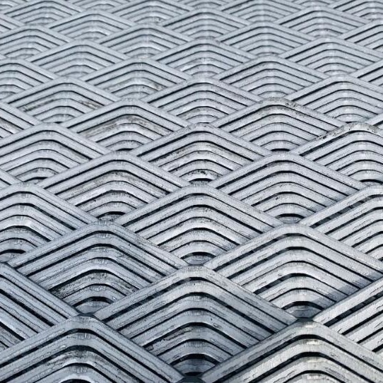 9 Gauge Flat Expanded Steel Mesh Sheet For Building Construction