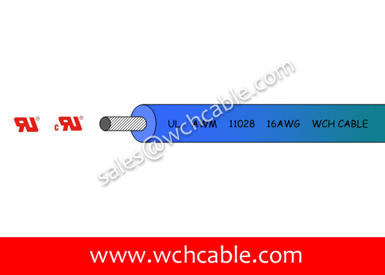 600V mPPE Wire UL11028 16AWG Solid 1/1.29 OD1.8mm Black