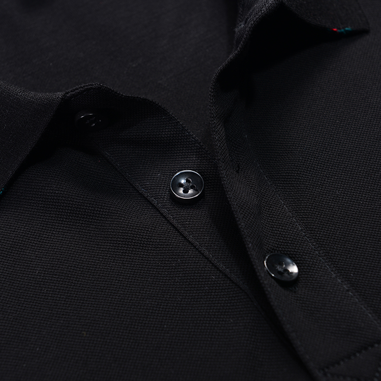 New Design Black Polo T shirts For Men With Short Sleeved