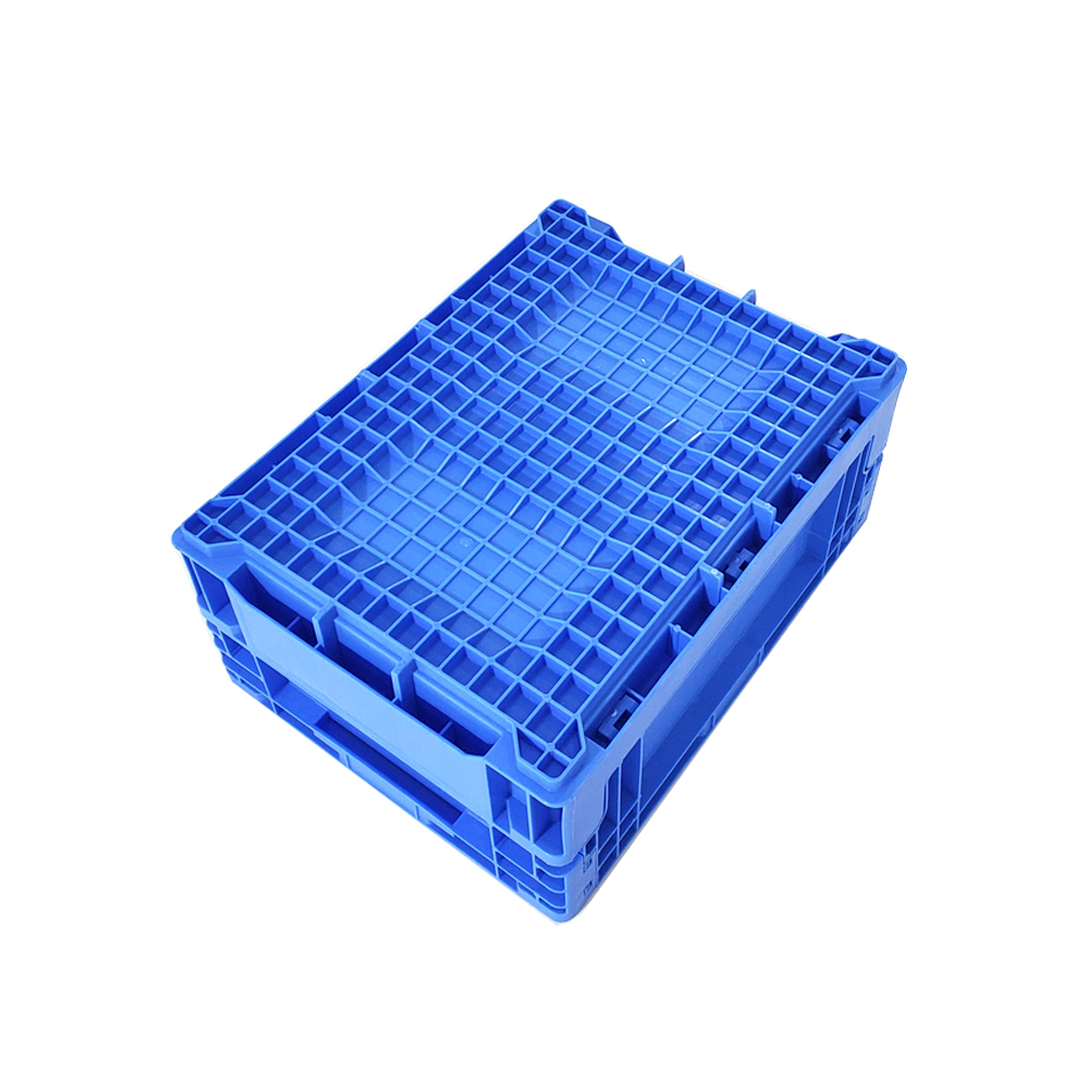 Industrial Packaging Folded Size 365*275*80mm PP Collapsible Plastic Storage Crate Box