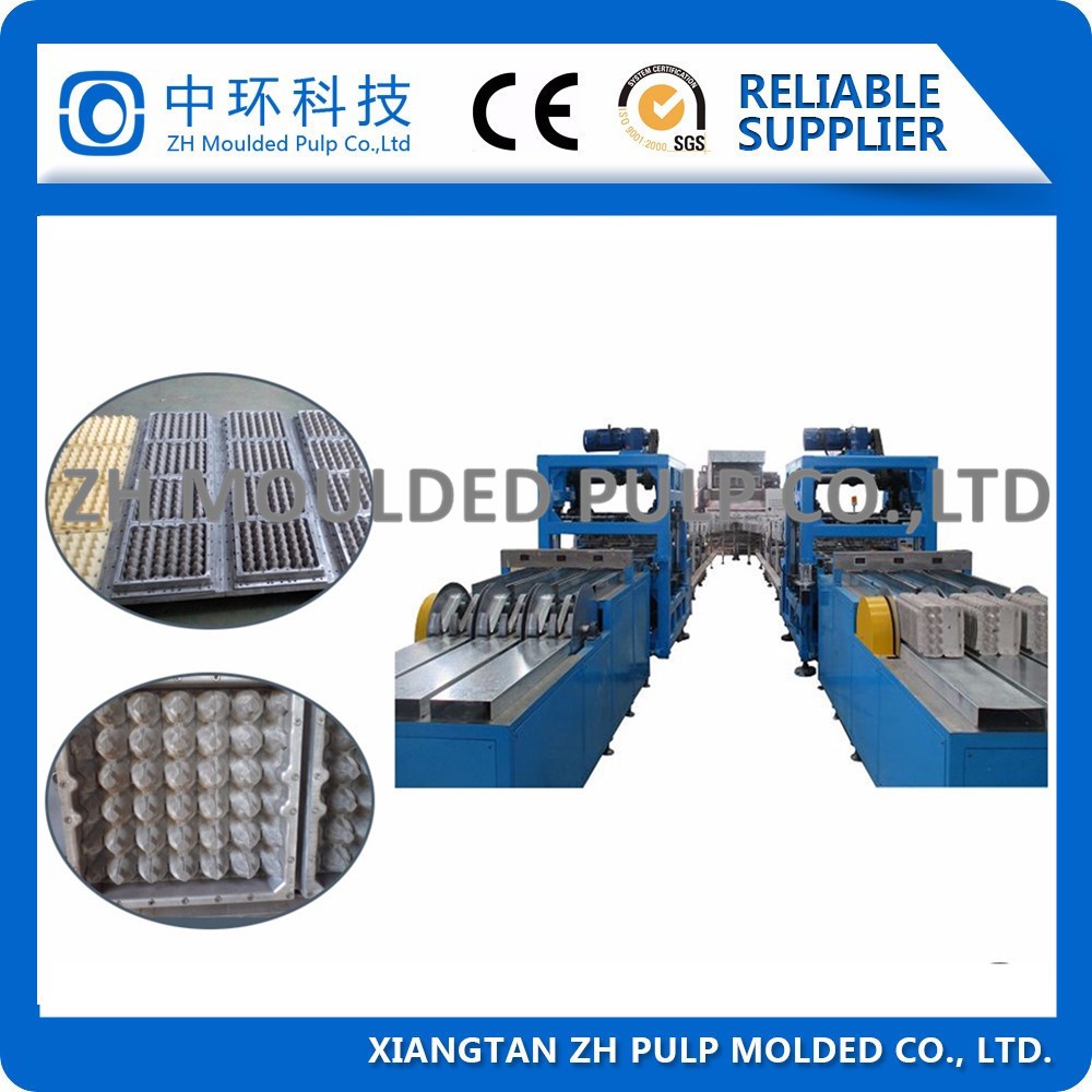 Egg Packaging Paper Tray Machine 2m hight ROHS Certified Pulp Molding