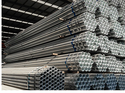 Galvanized Steel Pipe Steel Tube 0.21mm-0.50mm Thickness For Prefab House