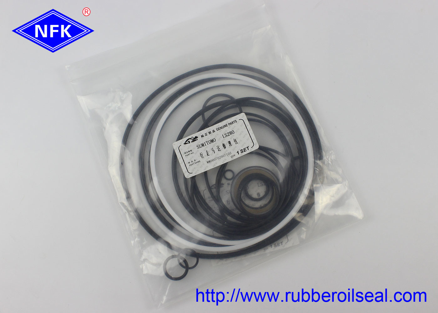 High Quality OEM NFK Brand LS280FJ Repair Kit Factory Final Drive Seal Kit For SUMITOMO