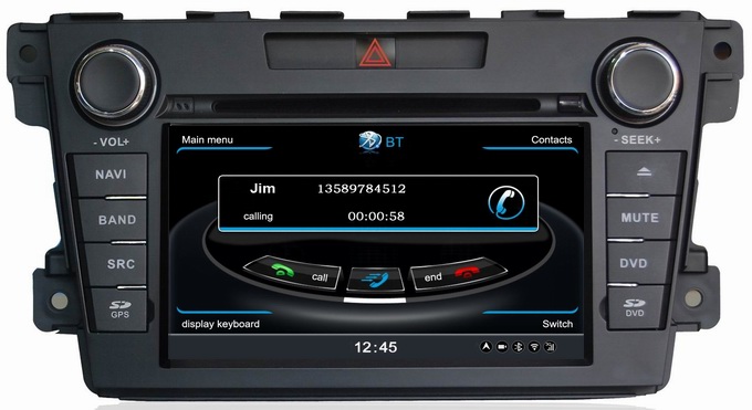 Ouchuangbo S100 Car Head Unit Sat Navigation for Mazda CX-7 (2010-2011) Bluetoth TV Radio Stereo 1G CPU