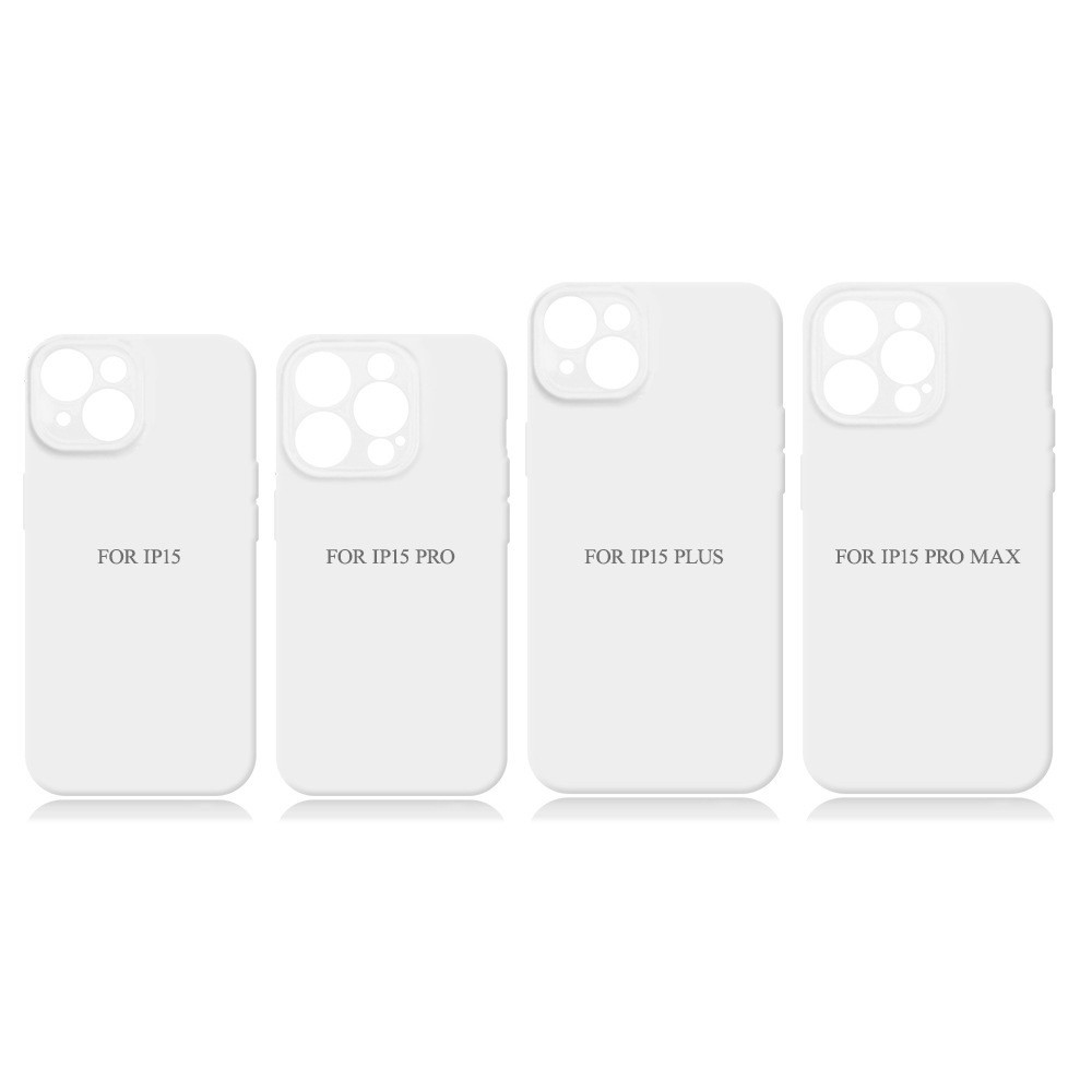 Sublimation Coated Soft Phone Cases 3D Blank Sublimation Soft Film Phone Case Cover For Iphone 15 16