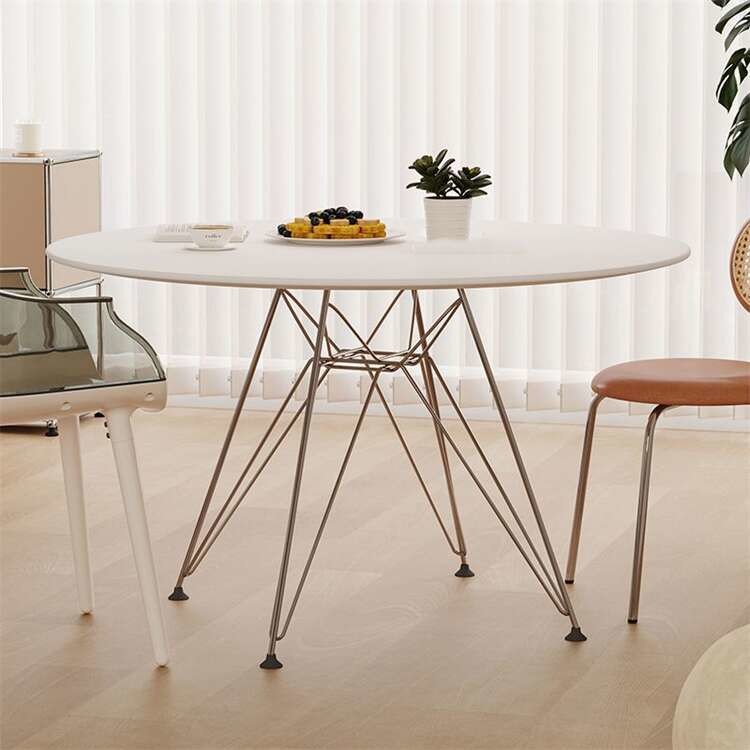 Sintered Stone Table Top Stainless Steel Dining Table With Chairs