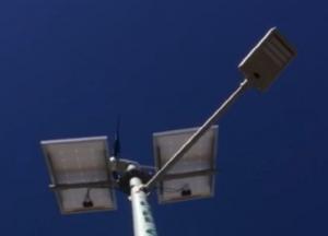 90W LED Light Wind Solar Street Light Power System Constant Flow Power 365 Days On Light Power System