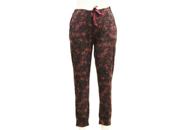 Skinny Leg Ladies Casual Pants Women'S Pull On Trousers Sleep Wear Adjustable
