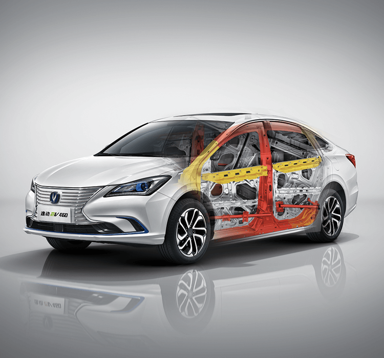2023 Changan Eado Ev460 Sedan Energy Electric Car with Maximum Power of 100kw and Maximum Torque of 245 N.m